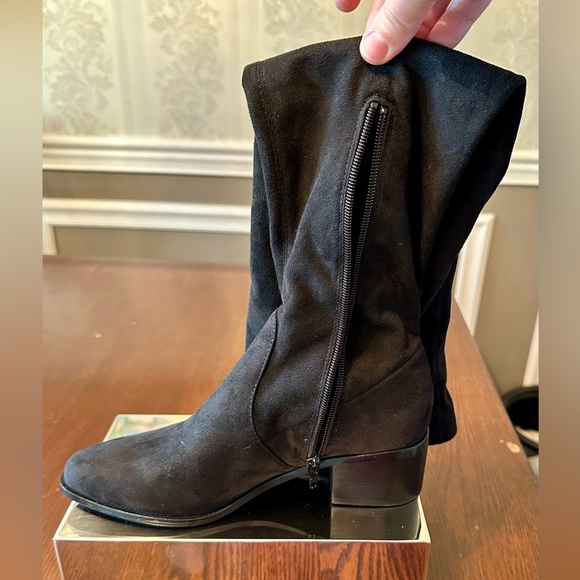Steve Madden!❄️SADIE/blk faux suede/over the knee/size-8 - Picture 6 of 16